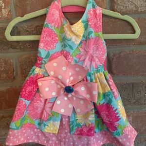 Handmade doggie dress for 5-7lb dog